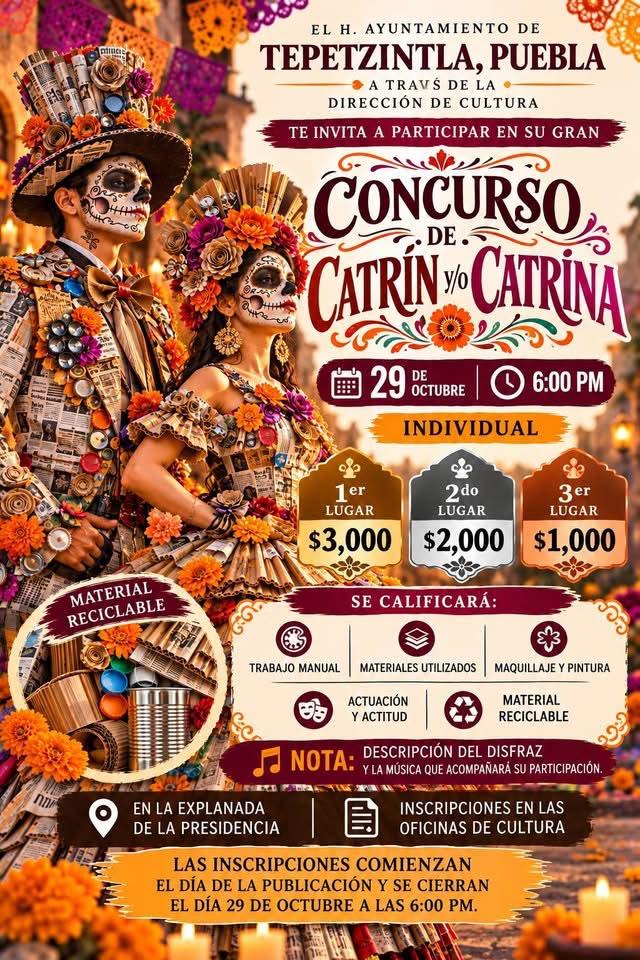 CONCURSO DE CATRINAS Y CATRIN